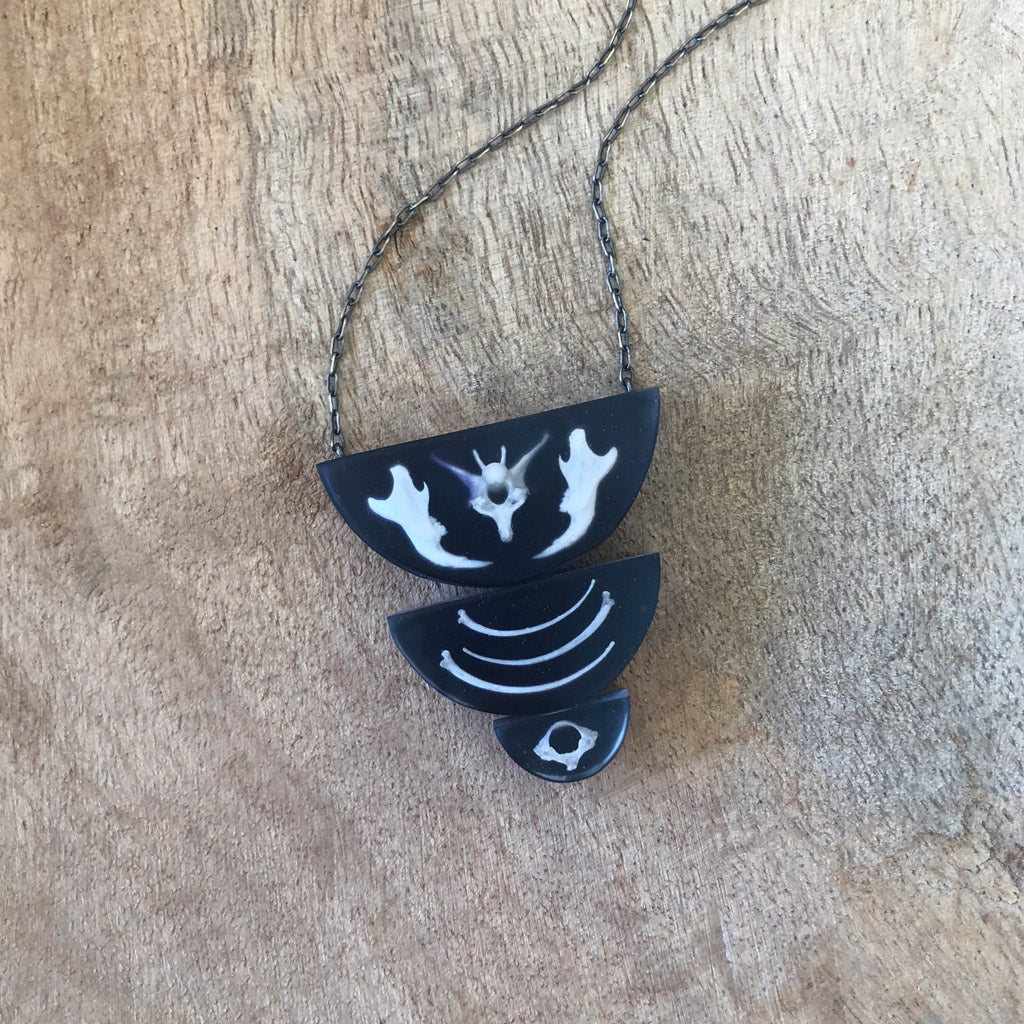 Bone Trio Necklacve