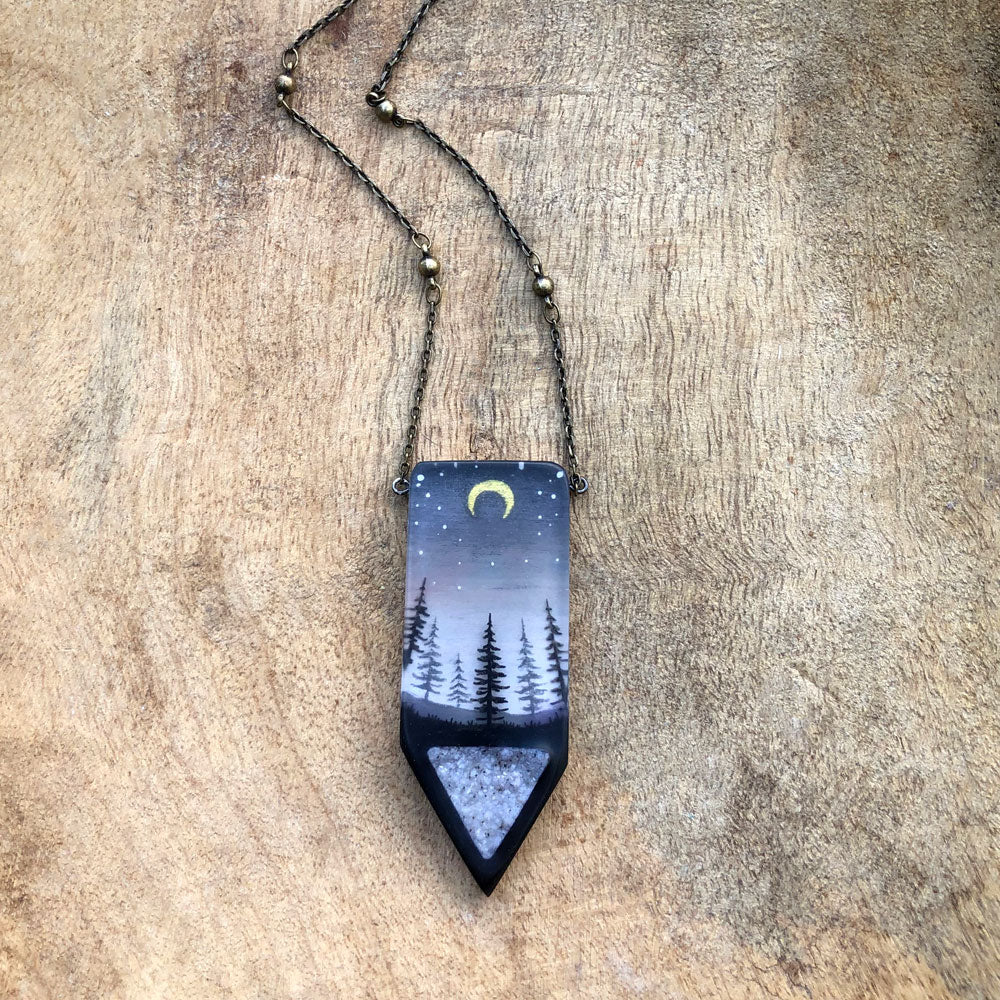 Druzy Forest Necklace
