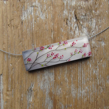 Amanda blossoms necklace (wide)