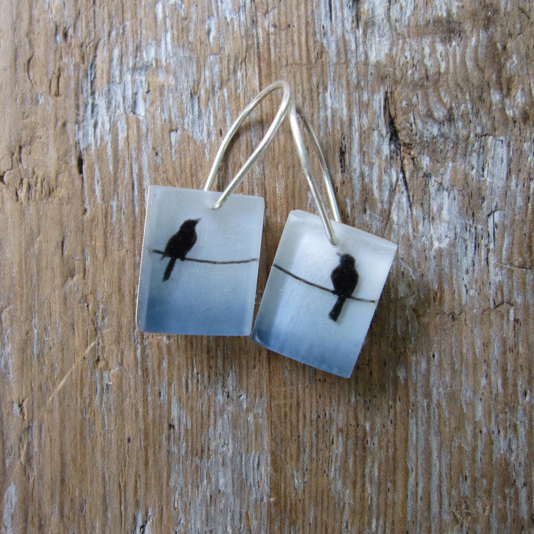 Birds earrings