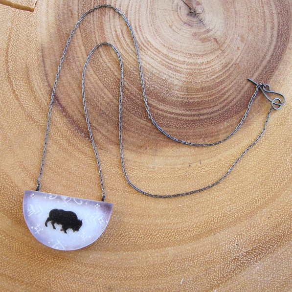 Bison necklace