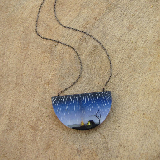 Campfire necklace