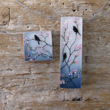 Cherry blossoms necklace