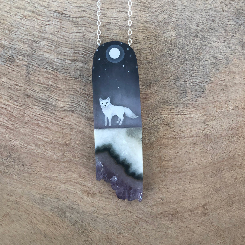 Arctic Fox Necklace