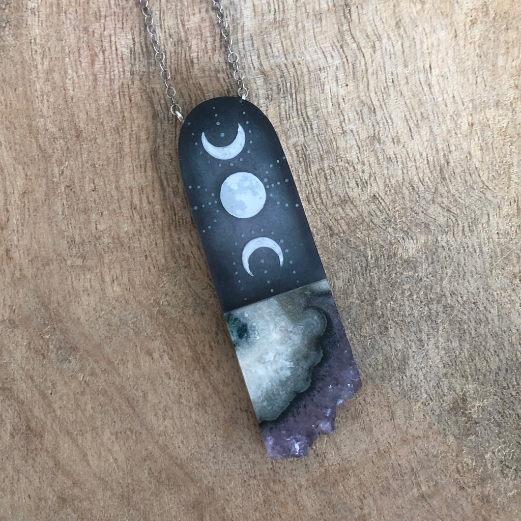 Tall Moons Necklace