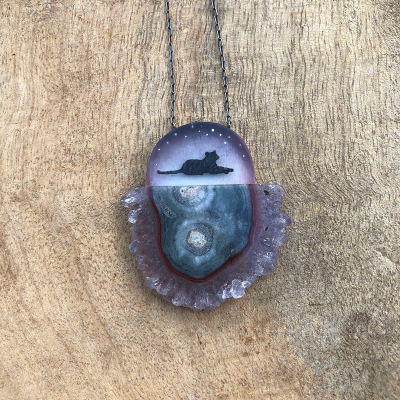 Crystal Tiger Necklace