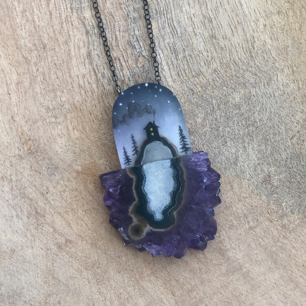 Stalactite Home Necklace