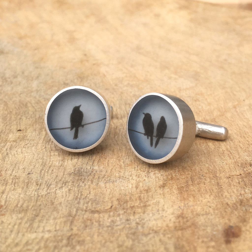 Birds cufflinks