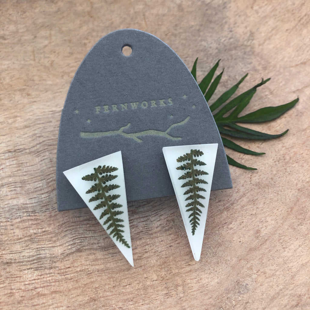 Fern earrings