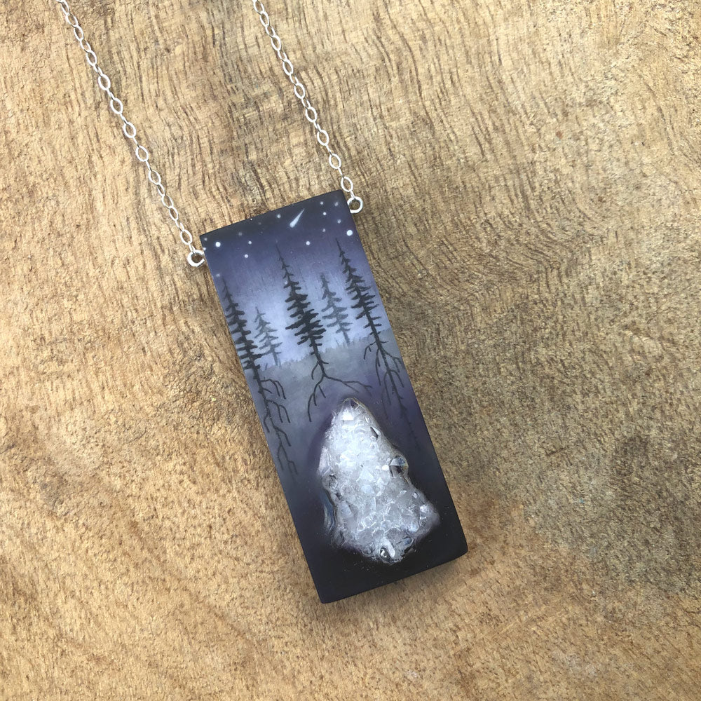 Geode Roots Necklace