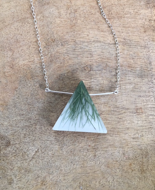 Triangle Grass Necklace