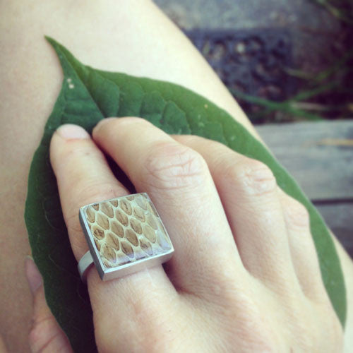 Snakeskin ring
