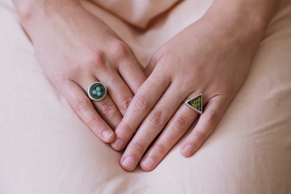 Nest and Lichen Ring