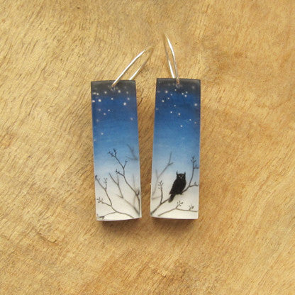 Owl earrings