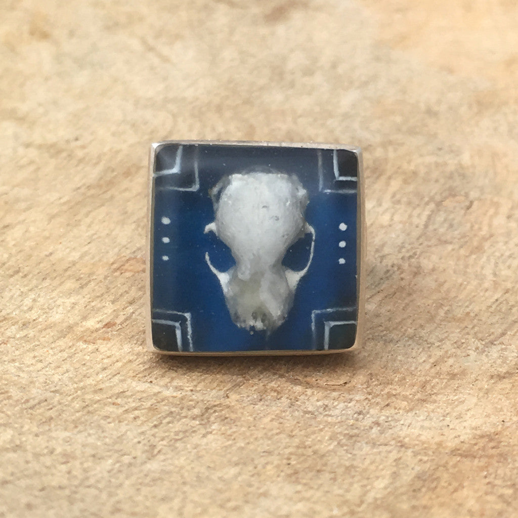 Bat skull ring
