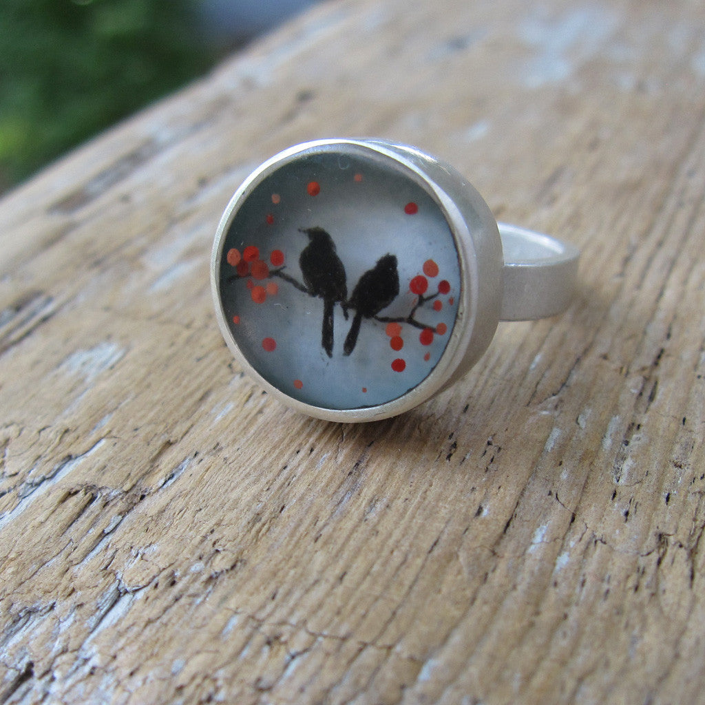 Lovebirds ring