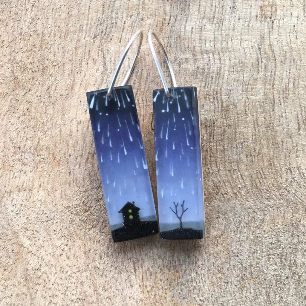 Shower earrings