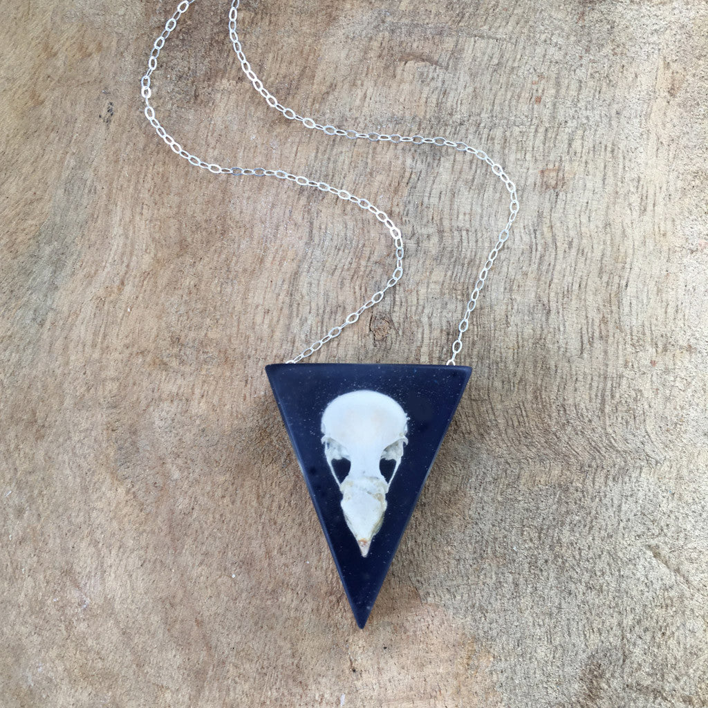 Finch Skull Necklace