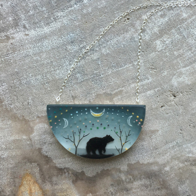 Spirit bear necklace