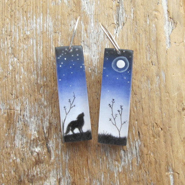 The moon earrings