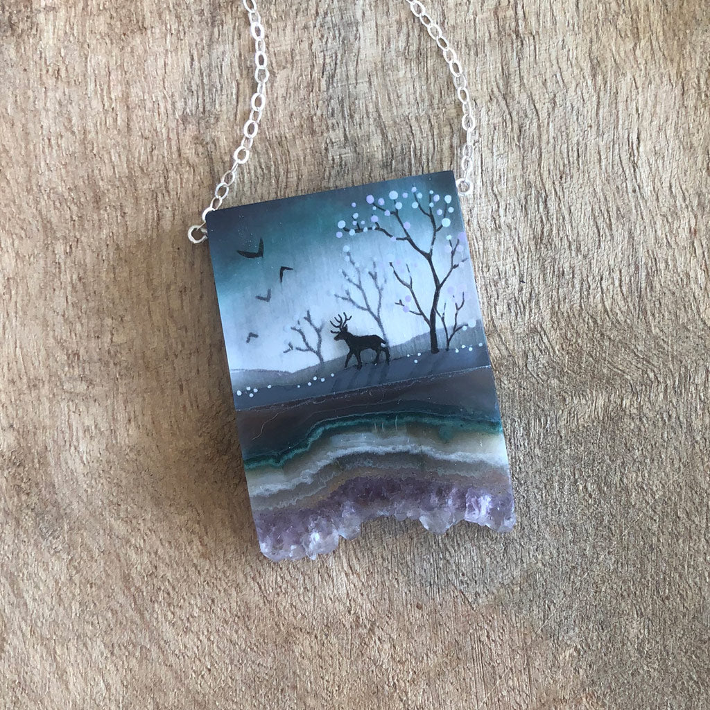 Forest Scene Necklace