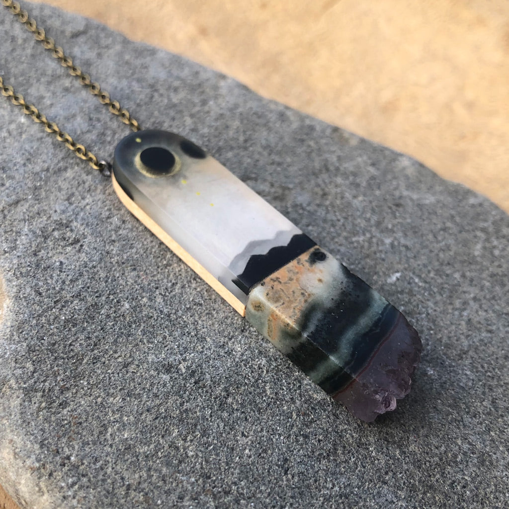 Eclipse Necklace Side