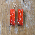 Dogwood earrings tall