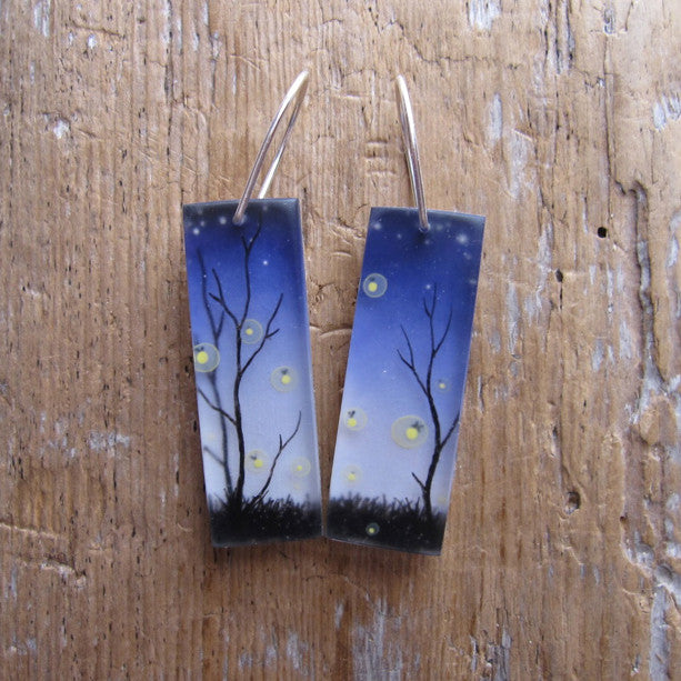 Fireflies earrings