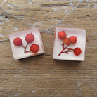 Nandina berries necklace
