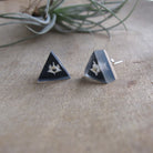 Vertebrae post earrings